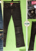 Jeans Denim Negro Slim Fit